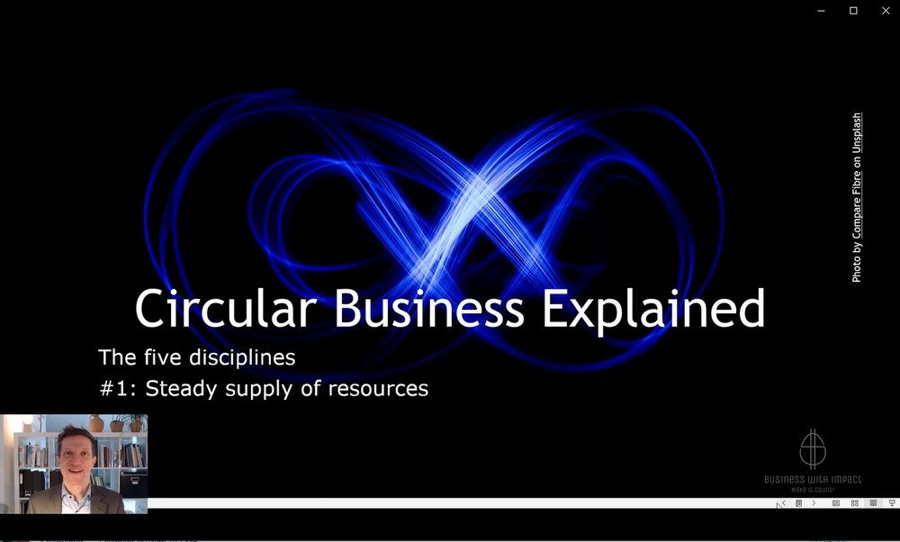 In 3 min: Understand discipline #1 in the circular economy: Steady supply of resources